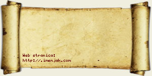 Danica Paralatić vizit kartica